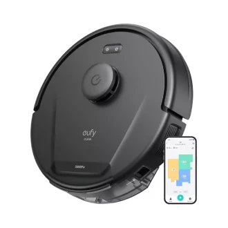 Eufy Robot Vacuum, Ultra Strong 5,000 Pa Suction, iPath Laser Navigation, for Deep Floor Cleaning, Ideal for Hair, Hard Floors L60