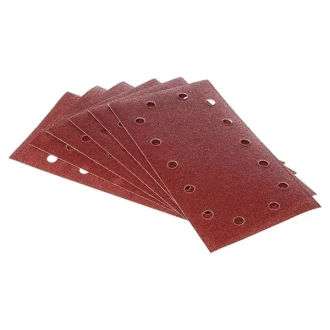 Bosch Sander Sheets for Wood, Velcro Type, 14 Hole, 115mm x 230mm, P60 Grit, Blue, (Pack of 10Pcs) 2608605316