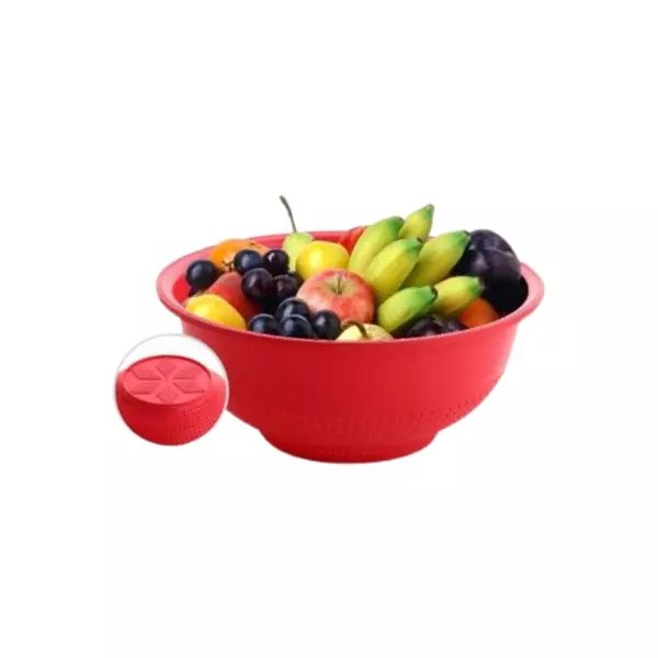 Apex Fruit Basket Colander Plastic Unbreakable Multifunctional Bowl 1 Apex Fruit Basket Colander Plastic Unbreakable Multifunctional Bowl