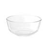 Ocean Assurance Bow 1Pc l 4.5" – Elegant Clear Glass Serving Bowl for Desserts, Salads & Snacks 1P00723