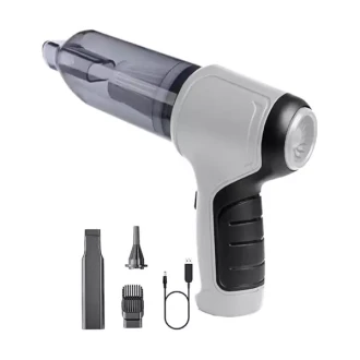 Mini Handheld Vacuum Cleaner Automatic, Rechargeable for Dust, Dirt for Daily Use White