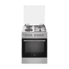 Dolphin Free Standing Cooking Range 60x60, 2 Gas Burners, 2 Electric Hot Plate & Electric Oven, Inox FS06060I-2G2E/E