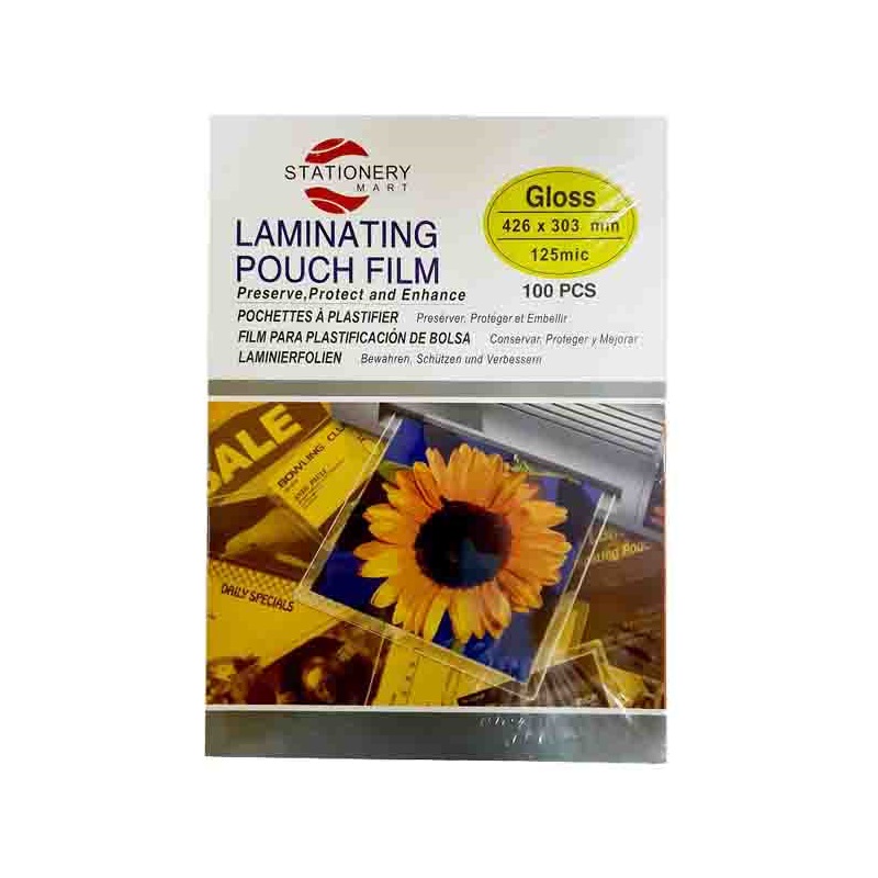 Generic Stationery Mart Laminating Pouch Film A3 P02904 1 Generic Stationery Mart Laminating Pouch Film A3 P02904