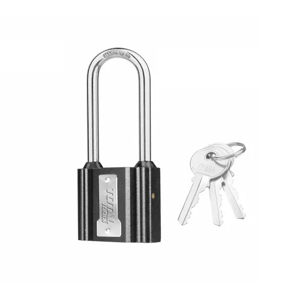 Total Iron Padlock Long Shackle 63Mm With 3 Keys Tlk31631L 1 Total Iron Padlock Long Shackle 63Mm With 3 Keys Tlk31631L