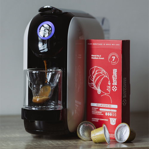 Flexy Coffee Machine Sgl Nespresso Original Compatible Capsules Espresso System Power 1050W, Pump 19Bar, Tank 0.6L 2 Flexy Coffee Machine Sgl Nespresso Original Compatible Capsules Espresso System Power 1050W, Pump 19Bar, Tank 0.6L