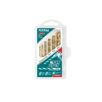 Total Drill Bit Set HSS Twist 6pcs TACSD0605