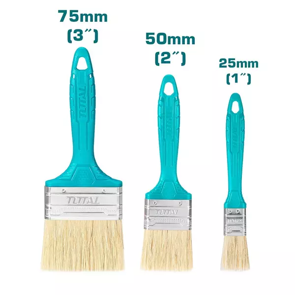 Total Paint Brush Set 3Pcs Tht8450301 1 Total Paint Brush Set 3Pcs Tht8450301
