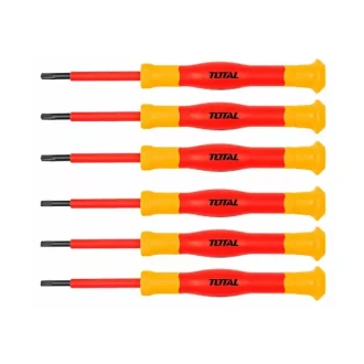 Total Screw Driver Precision 6pcs Set Insulated THKIPSD0601
