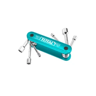 Total Screw Driver Nut Foldable Set Pack of 6 THFND061