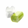 Decakila Potato Cutter Plastic Material with Stainless Steel Embedded Blades Bpa Free Kmtt085w useful for ingridients such as carrots, cucumbers, onions, eggs and cheese