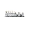 Total Torx Bit Socket Spanner Set S2 Chromed Plated 1/4", 3/8" 12pcs THT1438121