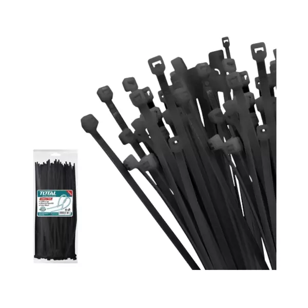 Total Cable Ties 200 X 3.6Mm Black (100Pcs Set) Thtctb20036 1 Total Cable Ties 200 X 3.6Mm Black (100Pcs Set) Thtctb20036