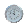 Generic High Quality, Elegant Design Medium Size Battery Operated Luminous Glow In The Dark Round Shaped Analog Silent Quartz Wall Clock White/Silver Border