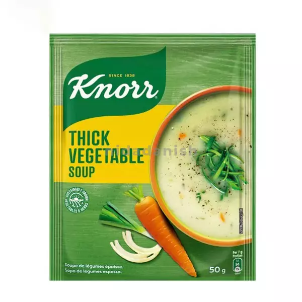 Knorr Packet Soup 50Gm Thick Vegetable Pack Of 10 1 Knorr Packet Soup 50Gm Thick Vegetable Pack Of 10