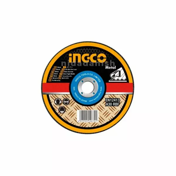 Ingco Abrasive Metal Cutting Disc 125Mm Mcd121251 1 Ingco Abrasive Metal Cutting Disc 125Mm Mcd121251