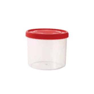 Cello Plastic Container Jar 750ml Plain (Pack of 12)