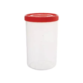 Cello Plastic Container Jar 1000ml Plain (Pack of 12)