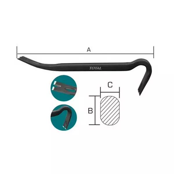 Total Claw/Wrecking Bar 36” Tht431362 1 Total Claw/Wrecking Bar 36” Tht431362