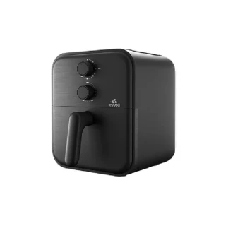 Evvoli Air Fryer 3.8L Timer Temperature Adjustable Control and 8 Preset Programs 1400W Black EVKA-AF3801B