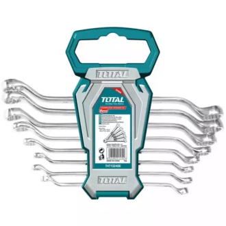 Total Offset Ring Spanner Set 8pcs THT102486
