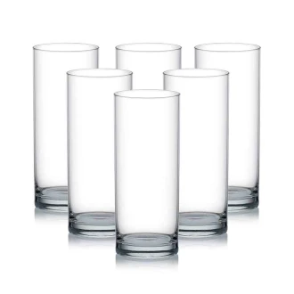 Ocean Glass 6pcs Fin Line Hi Ball 355ml Drink Tumbler 1B01213
