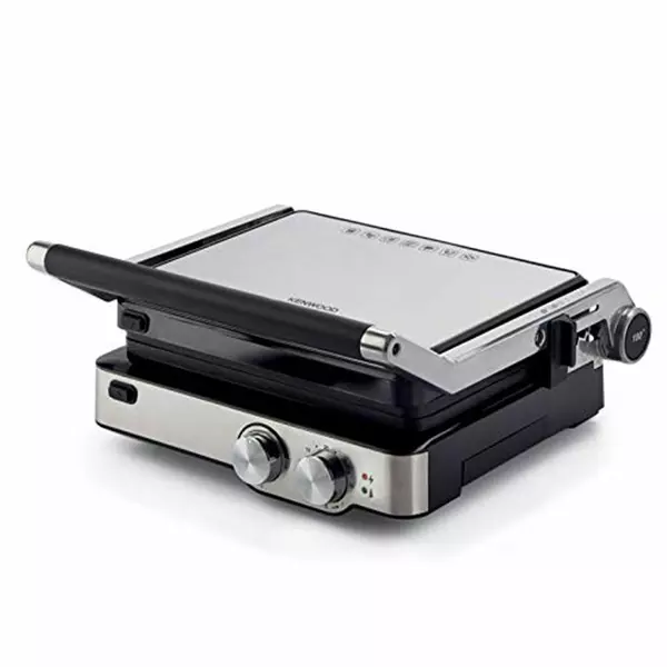 Kenwood Contact Grill Adjustable Temperature Cool Touch Handle 2000W Hgm80.000Ss - 30 Mins Timer 3 Grill Positions Contact Grill, Oven Grill And Open Grill Detachable Grill Plates 1 Kenwood Contact Grill Adjustable Temperature Cool Touch Handle 2000W Hgm80.000Ss - 30 Mins Timer 3 Grill Positions Contact Grill, Oven Grill And Open Grill Detachable Grill Plates
