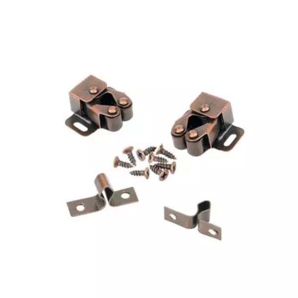 Total Double Roller Catch 1-1/4&Quot; With Galvanize Surface, Includes Fasteners, Steel 2Pcs Trc2304 1 Total Double Roller Catch 1-1/4&Quot; With Galvanize Surface, Includes Fasteners, Steel 2Pcs Trc2304