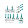 Total 12pcs Trowel & Putty Set, Construction Tools Set, Stainless Steel THKBPS1206