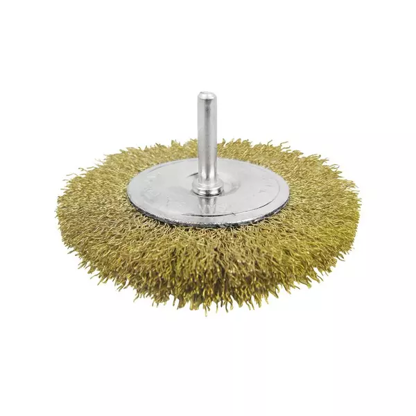 Total Circular Grinding Wire Brush 50Mm 2&Quot; With Shank 1/4&Quot; For Drill Tac34021 1 Total Circular Grinding Wire Brush 50Mm 2&Quot; With Shank 1/4&Quot; For Drill Tac34021
