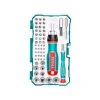 Total Screwdriver Bit Set, CR-V Material TACSD30556 (Pack of 55pcs)