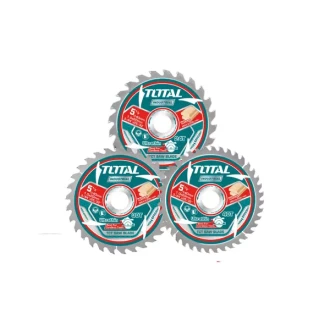 Total Ultra-thin TCT Circular Saw Blade Set 140mm, Wood Cutting TAC236140 (Pack of 3pcs)