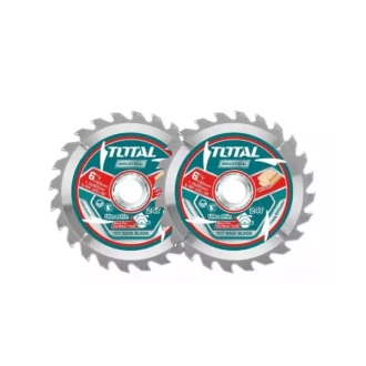 Total Ultra-thin TCT Circular Saw Blade Set 165mm, Wood Cutting TAC2331653 (Pack of 2pcs)
