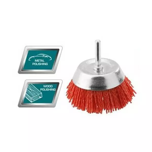 Total Wire Brush Circular 75Mm Tac33035 1 Total Wire Brush Circular 75Mm Tac33035