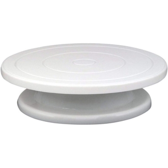 28cm Pastry Turntable Plastic Cake Rotating Table Anti-skid Round Stand Cake Turntable Decorating Baking Tools