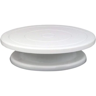 28cm Pastry Turntable Plastic Cake Rotating Table Anti-skid Round Stand Cake Turntable Decorating Baking Tools