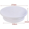 28cm Pastry Turntable Plastic Cake Rotating Table Anti-skid Round Stand Cake Turntable Decorating Baking Tools