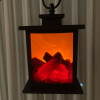 Portable LED Flame Stove Lantern Lamp
