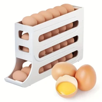Refrigerator Egg Storage Box, Automatic Egg Rolling Rack Holder - WS2314P