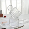 Small Bubble Ring With Handle Glass Cup Europe Style Household Coffee Mug